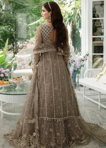 Alif By AJR Couture Embroidered Organza Suits Unstitched 4 Piece AJR23AL-LW LWF-07-23 Azalea - Luxury Wedding Collection