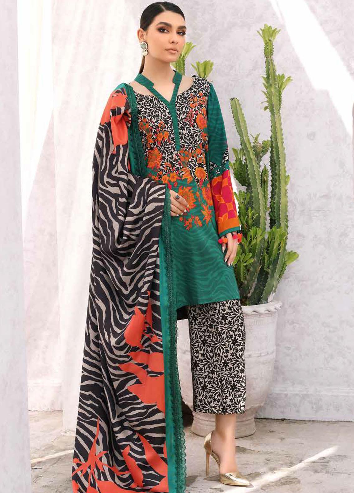 Charizma Embroidered Slub Suits Unstitched 3 Piece  CPMW3-01 - Winter Collection