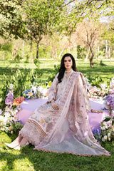 3-PC Unstitched Embroidered Lawn Riwayat By Ramsha | Y-1308 3-PC Unstitched Embroidered Lawn Riwayat By Ramsha | Y-1308