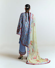 3-PC Unstitched Digital Printed Embroidered By Jugnu | NYAMI 3-PC Unstitched Digital Printed Embroidered By Jugnu | NYAMI