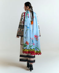 3-PC Unstitched Digital Printed Embroidered By Jugnu | TIYA 3-PC Unstitched Digital Printed Embroidered By Jugnu | TIYA