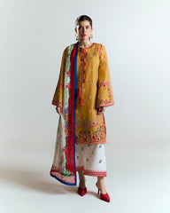 3-PC Unstitched Digital Printed Embroidered By Jugnu | TANIM 3-PC Unstitched Digital Printed Embroidered By Jugnu | TANIM