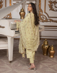 Design 08 - 3Pc - Unstitched Rioga By Sanam Saeed