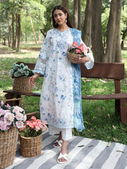 3-PC Unstitched Printed Lawn Whimsical Garden By Celts | WG - 03