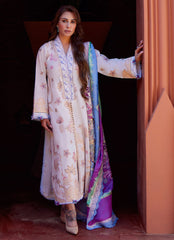 05 | MIWA IVORY | 3PC Unstitched Suay Lawn By Farah Talib Aziz