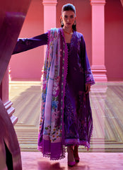 07 | YURI PURPLE | 3PC Unstitched Suay Lawn By Farah Talib Aziz