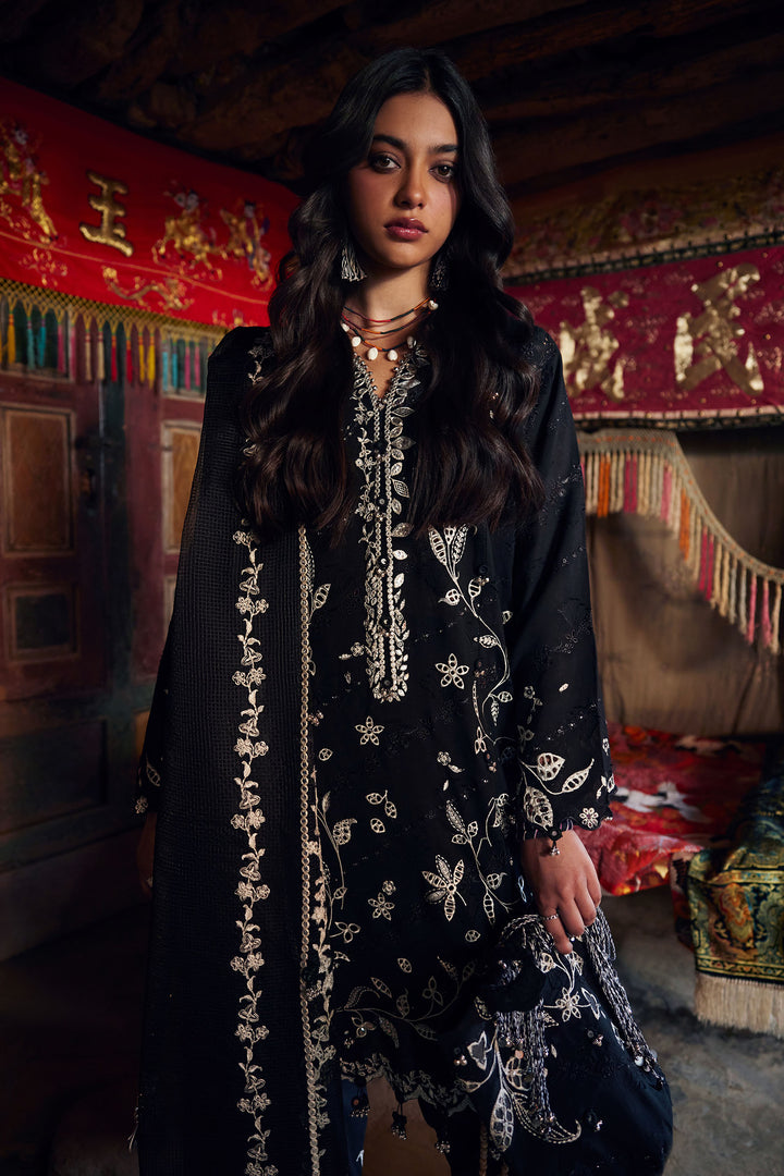 3-PC Unstitched Embroidered Lawn Meili By Zaha | ZL26-05 B