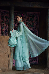 3-PC Unstitched Embroidered Lawn Meili By Zaha | ZL26-09 A