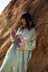 3-PC Unstitched Embroidered Lawn Meili By Zaha | ZL26-01 B