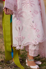 3-PC Unstitched Embroidered Lawn Meili By Zaha | ZL26-09 B