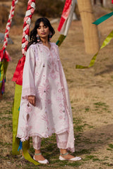 3-PC Unstitched Embroidered Lawn Meili By Zaha | ZL26-09 B