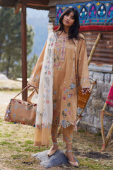 3-PC Unstitched Embroidered Lawn Meili By Zaha | ZL26-07 A