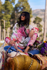 3-PC Unstitched Embroidered Lawn Meili By Zaha | ZL26-13 B