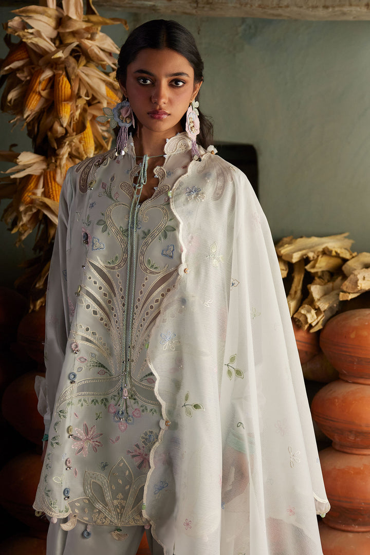 3-PC Unstitched Embroidered Lawn Meili By Zaha | ZL26-10 A