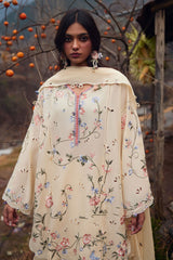 3-PC Unstitched Embroidered Lawn Meili By Zaha | ZL26-04 B