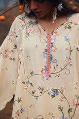 3-PC Unstitched Embroidered Lawn Meili By Zaha | ZL26-04 B