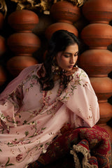 3-PC Unstitched Embroidered Lawn Meili By Zaha | ZL26-04 A