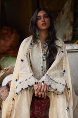 3-PC Unstitched Embroidered Lawn Meili By Zaha | ZL26-02 B