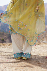 3-PC Unstitched Embroidered Lawn Meili By Zaha | ZL26-01 A