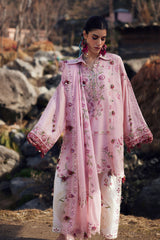 3-PC Unstitched Embroidered Lawn Meili By Zaha | ZL26-06 B