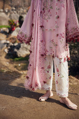 3-PC Unstitched Embroidered Lawn Meili By Zaha | ZL26-06 B