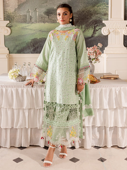 MW-02 | 3Pc Unstitched Suit Winter Collection 24 Mira By Parishay