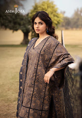 AJUBJ-20 | 3Pc Unstitched Lawn Suit Vol 3 Prints By Asim Jofa