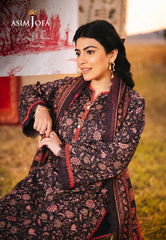 AJUBJ-18 | 3Pc Unstitched Lawn Suit Vol 3 Prints By Asim Jofa