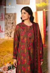 AJUBJ-19 | 3Pc Unstitched Lawn Suit Vol 3 Prints By Asim Jofa