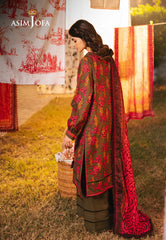 AJUBJ-19 | 3Pc Unstitched Lawn Suit Vol 3 Prints By Asim Jofa