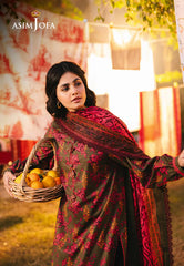 AJUBJ-19 | 3Pc Unstitched Lawn Suit Vol 3 Prints By Asim Jofa