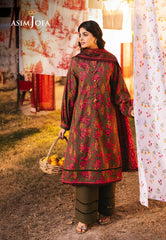 AJUBJ-19 | 3Pc Unstitched Lawn Suit Vol 3 Prints By Asim Jofa