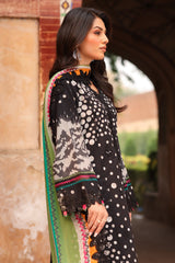 3-PC Unstitched Embroidered Lawn Rang E Bahar By Charizma | CRB5-09 A
