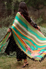 3-PC Unstitched Embroidered Lawn Rang E Bahar By Charizma | CRB5-09 A