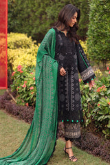 3-PC Unstitched Embroidered Lawn Rang E Bahar By Charizma | CRB5-04 A