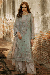 VSL25-03 | 3Pc Unstitched Suit Luxury Chiffon Collection Vasal By Charizma