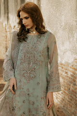 VSL25-03 | 3Pc Unstitched Suit Luxury Chiffon Collection Vasal By Charizma