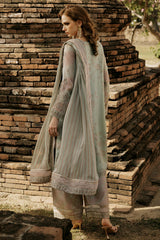 VSL25-03 | 3Pc Unstitched Suit Luxury Chiffon Collection Vasal By Charizma