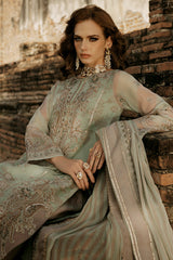 VSL25-03 | 3Pc Unstitched Suit Luxury Chiffon Collection Vasal By Charizma