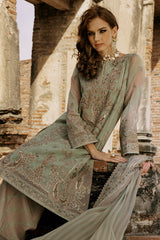 VSL25-03 | 3Pc Unstitched Suit Luxury Chiffon Collection Vasal By Charizma