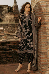 VSL25-02 | 3Pc Unstitched Suit Luxury Chiffon Collection Vasal By Charizma