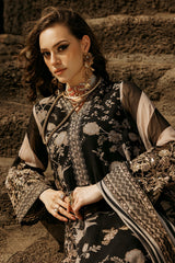 VSL25-02 | 3Pc Unstitched Suit Luxury Chiffon Collection Vasal By Charizma