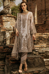 VSL25-06 | 3Pc Unstitched Suit Luxury Chiffon Collection Vasal By Charizma