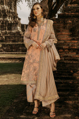 VSL25-05 | 3Pc Unstitched Suit Luxury Chiffon Collection Vasal By Charizma
