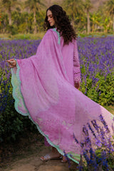 3-PC Unstitched Embroidered Lawn By Charizma | CC5-03