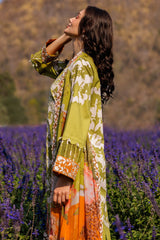 3-PC Unstitched Embroidered Lawn By Charizma | CC5-08