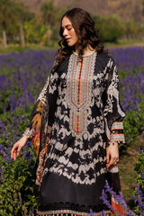 3-PC Unstitched Embroidered Lawn By Charizma | CC5-01