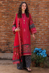 3-PC Unstitched Embroidered Lawn By Charizma | CC5-04
