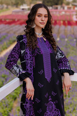 3-PC Unstitched Embroidered Lawn By Charizma | CC5-06