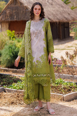 3-PC Unstitched Embroidered Lawn By Charizma | CC5-05